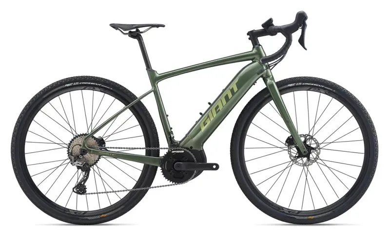 2020 Giant Revolt E+ Pro Gravel eBike en Verde